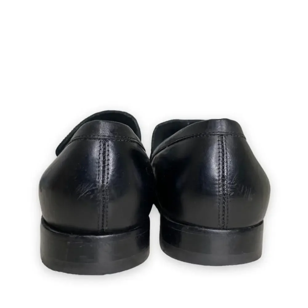 Black Leather Dress Loafer